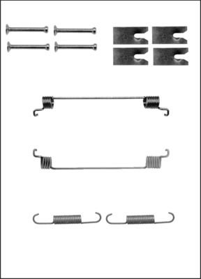 TRISCAN Tilbehørssæt, bremsebakker 8105152562