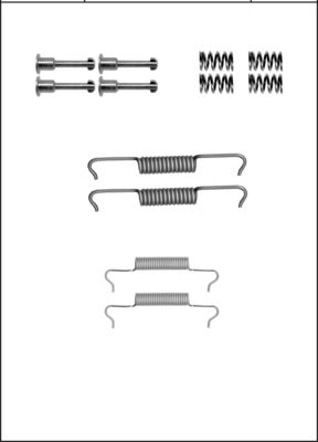 TRISCAN Tilbehørssæt, parkeringsbremsebakker 8105172468