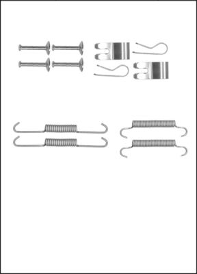 TRISCAN Tilbehørssæt, parkeringsbremsebakker 8105172469