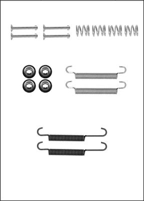 TRISCAN Tilbehørssæt, parkeringsbremsebakker 8105182006