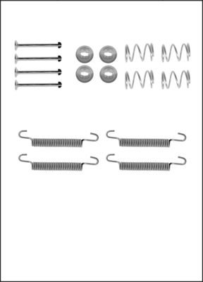 TRISCAN Tilbehørssæt, parkeringsbremsebakker 8105242570