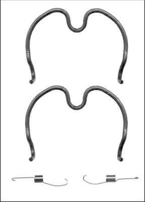 TRISCAN Tilbehørssæt, bremsebakker 8105242571