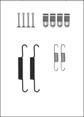 TRISCAN Tilbehørssæt, parkeringsbremsebakker 8105242572