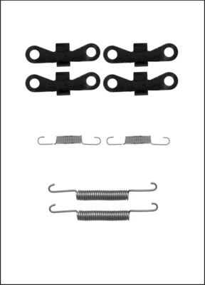 TRISCAN Tilbehørssæt, parkeringsbremsebakker 8105272579