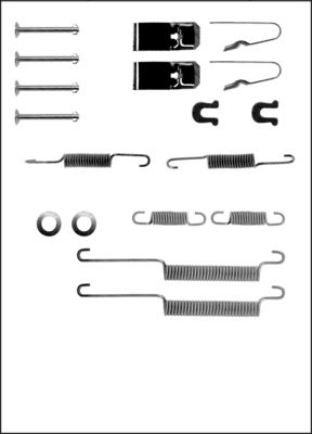 TRISCAN Tilbehørssæt, bremsebakker 8105402522