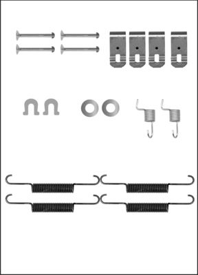 TRISCAN Tilbehørssæt, parkeringsbremsebakker 8105402541