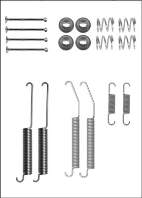 TRISCAN Tilbehørssæt, bremsebakker 8105422588