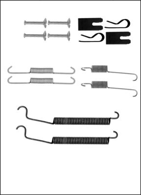 TRISCAN Tilbehørssæt, bremsebakker 8105422590