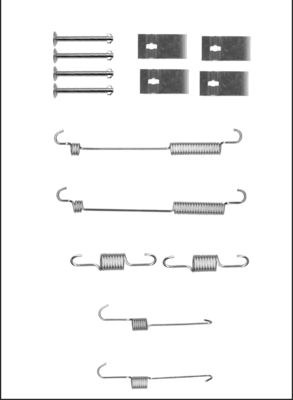 TRISCAN Tilbehørssæt, bremsebakker 8105432006