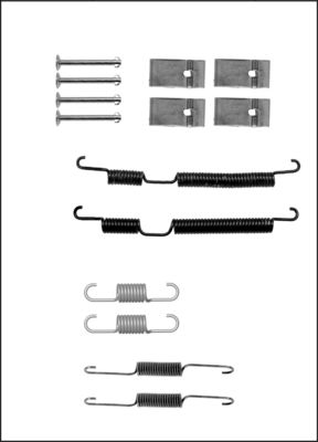 TRISCAN Tilbehørssæt, bremsebakker 8105432587