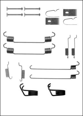 TRISCAN Tilbehørssæt, bremsebakker 8105502557