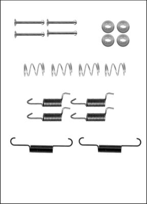 TRISCAN Tilbehørssæt, parkeringsbremsebakker 8105682001