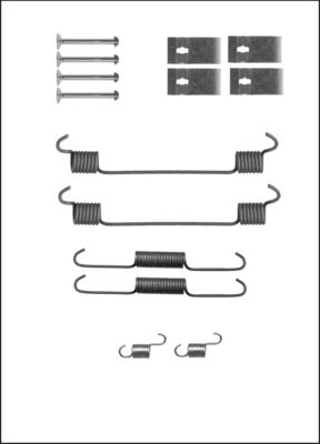TRISCAN Tilbehørssæt, bremsebakker 8105692003