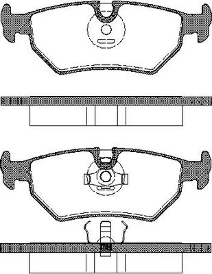 TRISCAN Bremseklodser 8110 10012 for JAGUAR