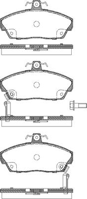 TRISCAN Bremseklodser 8110 10013 for HONDA ROVER LOTUS