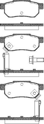 TRISCAN Bremseklodser 8110 10014 for HONDA ROVER NISSAN LOTUS