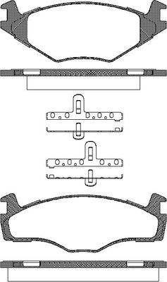 TRISCAN Bremseklodser 8110 10022 for VW