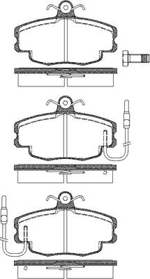 TRISCAN Bremseklodser 8110 10041 for PEUGEOT RENAULT