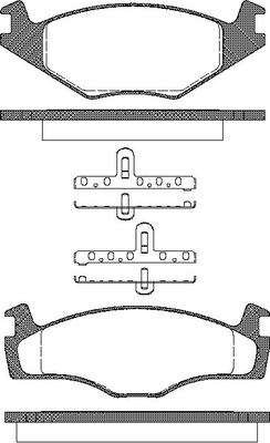 TRISCAN Bremseklodser 8110 10104 for VW