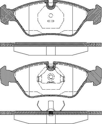 TRISCAN Bremseklodser 8110 10225 for BMW PORSCHE