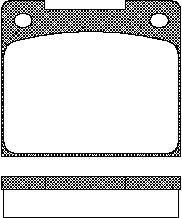 TRISCAN Bremseklodser 8110 10424 for VOLVO CITROËN PEUGEOT TALBOT FORD LANCIA RENAULT ROVER