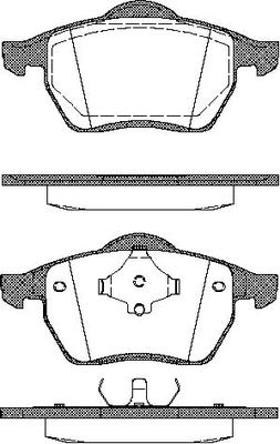 TRISCAN Bremseklodser 8110 10502 for FORD VW
