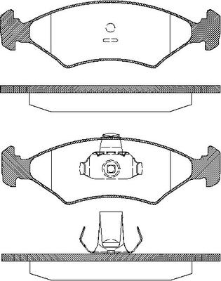 TRISCAN Bremseklodser 8110 10506 for FORD MAZDA