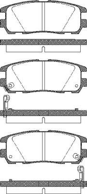 TRISCAN Bremseklodser 8110 10516 for OPEL VAUXHALL ISUZU