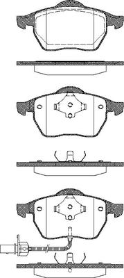 TRISCAN Bremseklodser 8110 10524 for FORD SEAT