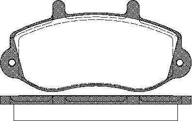 TRISCAN Bremseklodser 8110 10526 for OPEL VAUXHALL RENAULT