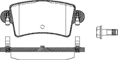 TRISCAN Bremseklodser 8110 10528 for OPEL VAUXHALL NISSAN RENAULT