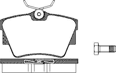 TRISCAN Bremseklodser 8110 10530 for OPEL VAUXHALL FIAT NISSAN RENAULT
