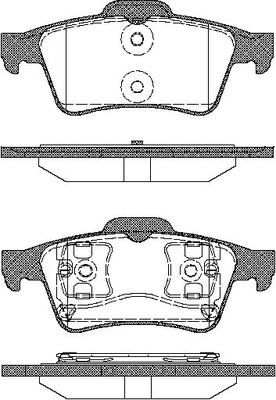 TRISCAN Bremseklodser 8110 10534 for NISSAN RENAULT