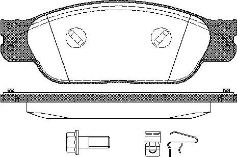 TRISCAN Bremseklodser 8110 10536 for JAGUAR