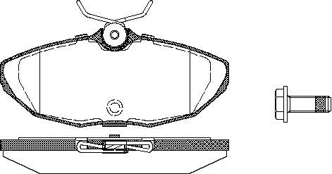 TRISCAN Bremseklodser 8110 10537 for JAGUAR