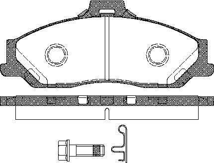 TRISCAN Bremseklodser 8110 10543 for FORD USA MAZDA