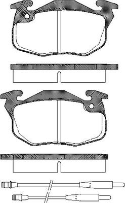 TRISCAN Bremseklodser 8110 10979 for PEUGEOT MEGA CITROËN