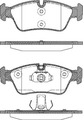 TRISCAN Bremseklodser 8110 11008 for BMW