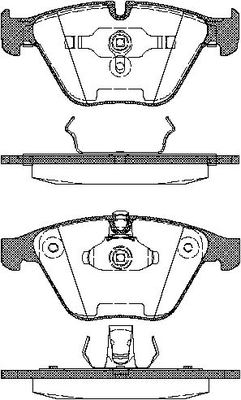 TRISCAN Bremseklodser 8110 11016 for BMW