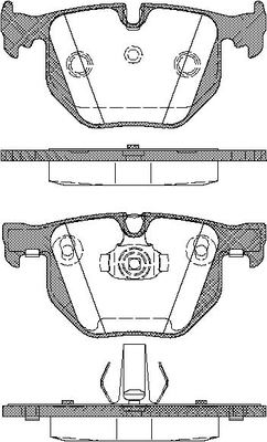 TRISCAN Bremseklodser 8110 11017 for BMW