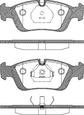 TRISCAN Bremseklodser 8110 11960 for BMW