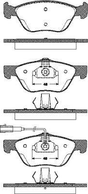 TRISCAN Bremseklodser 8110 12010 for LANCIA