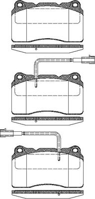 TRISCAN Bremseklodser 8110 12014 for ALFA ROMEO LANCIA FIAT