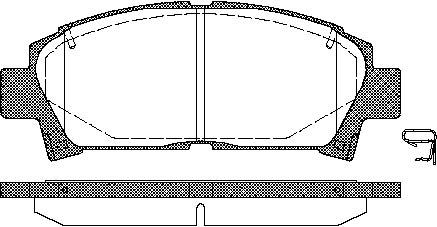 TRISCAN Bremseklodser 8110 13014 for TOYOTA