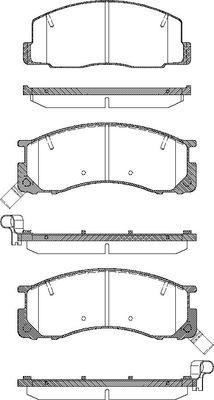 TRISCAN Bremseklodser 8110 13015 for TOYOTA