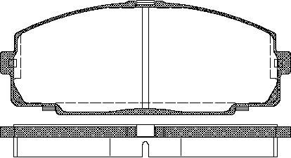 TRISCAN Bremseklodser 8110 13016 for TOYOTA