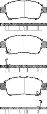 TRISCAN Bremseklodser 8110 13019 for TOYOTA