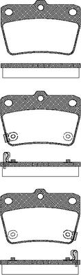 TRISCAN Bremseklodser 8110 13025 for TOYOTA