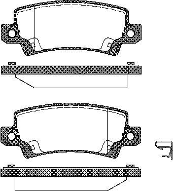 TRISCAN Bremseklodser 8110 13031 for TOYOTA