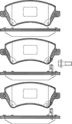 TRISCAN Bremseklodser 8110 13058 for TOYOTA